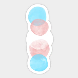 Trans Pride Bubbles Sticker